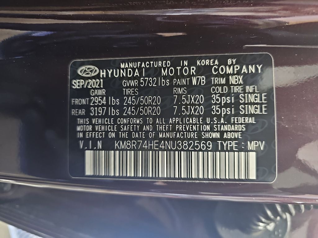 2022 Hyundai Palisade Calligraphy