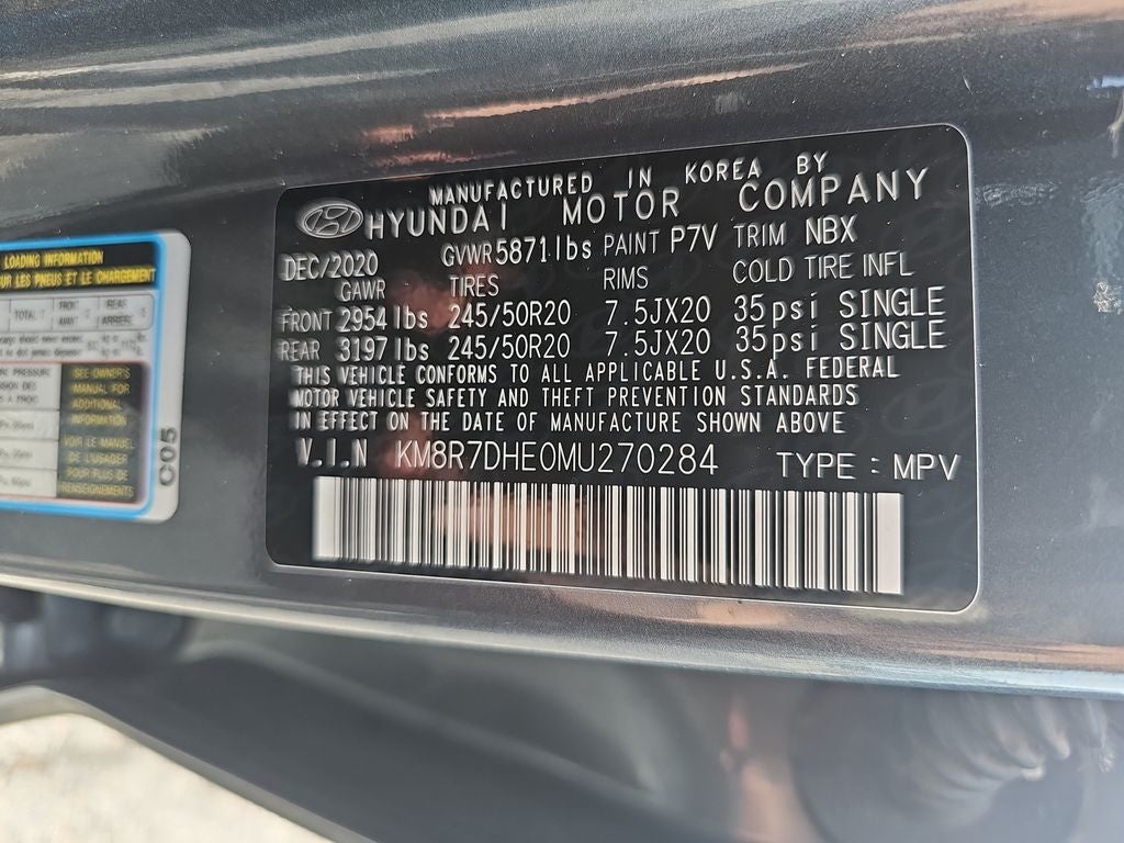 2021 Hyundai Palisade Calligraphy