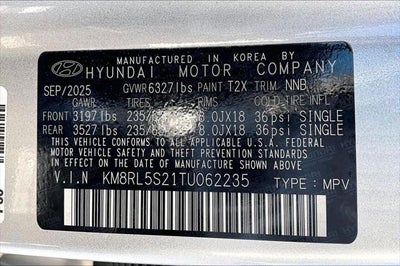2026 Hyundai Palisade SEL 7 Passenger