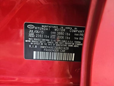 2016 Hyundai Elantra SE