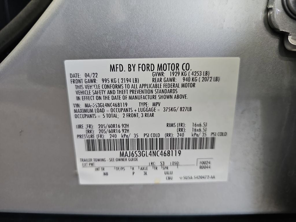 2022 Ford Ecosport SE