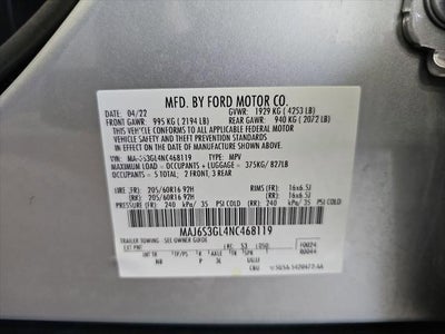 2022 Ford Ecosport SE