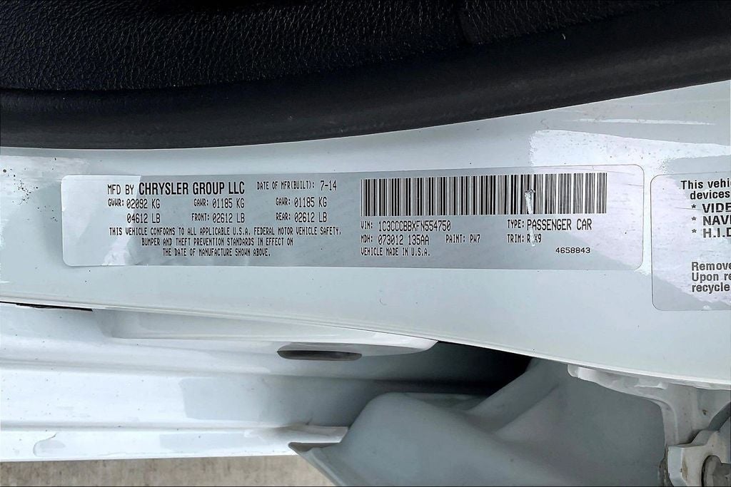 2015 Chrysler 200 S