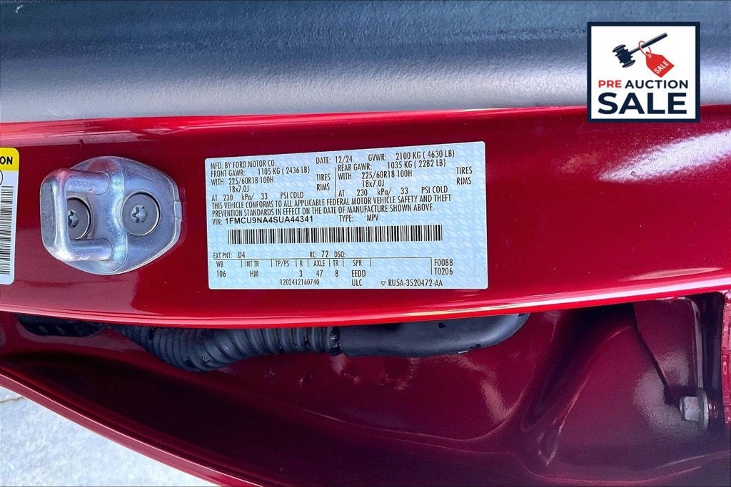 2025 Ford Escape ST-Line Select