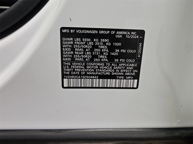 2025 Volkswagen Atlas 2.0T SE w/Technology