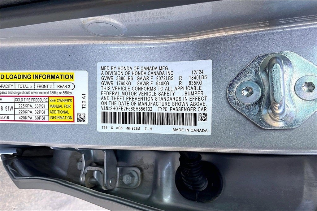 2025 Honda Civic Sport