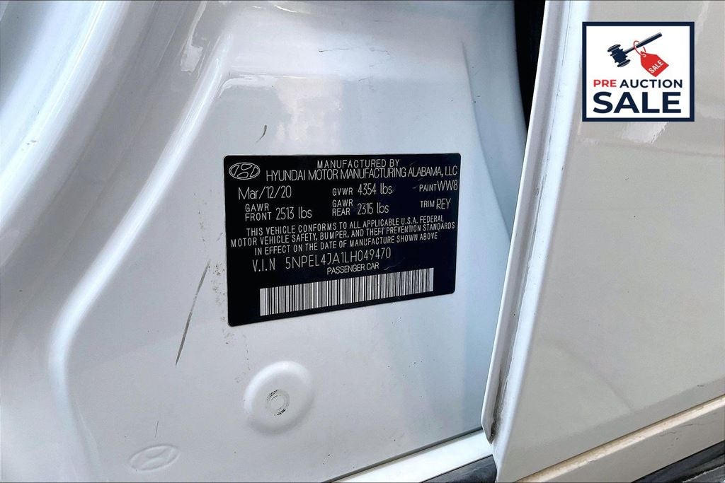 2020 Hyundai Sonata SEL