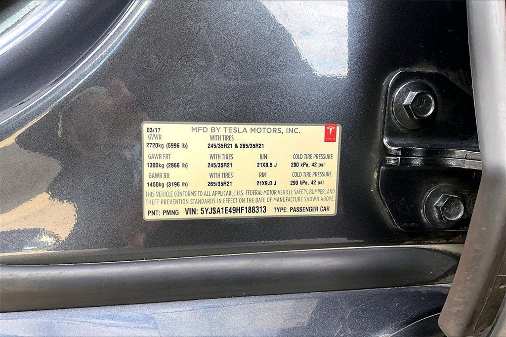 2017 Tesla Model S P100D