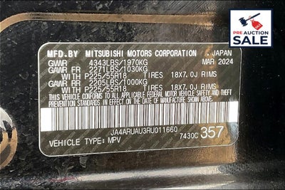 2024 Mitsubishi Outlander Sport 2.0 SE