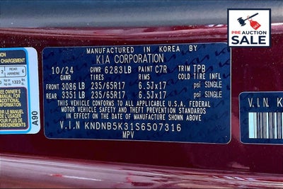 2025 Kia Carnival LXS