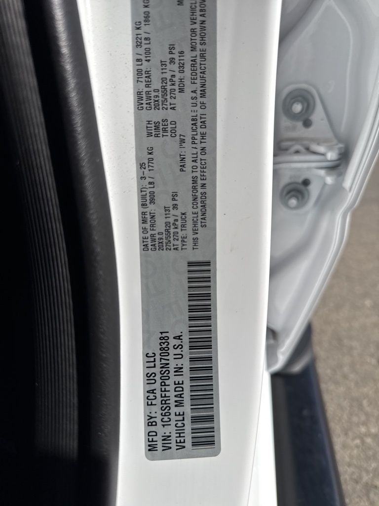 2025 RAM 1500 Big Horn Crew Cab 4x4 5'7' Box