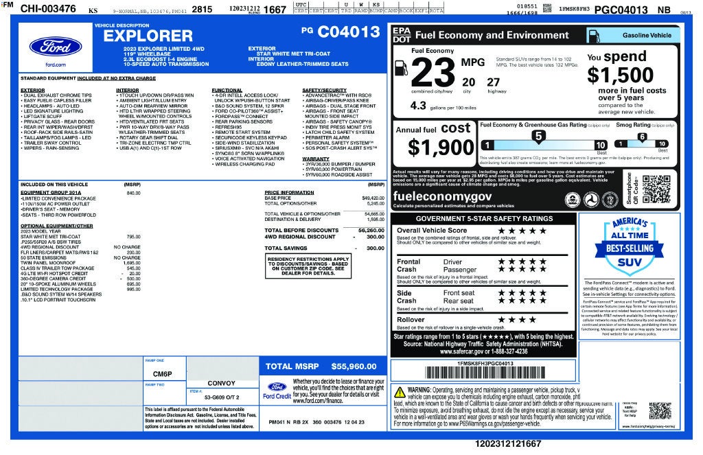 2023 Ford Explorer Limited