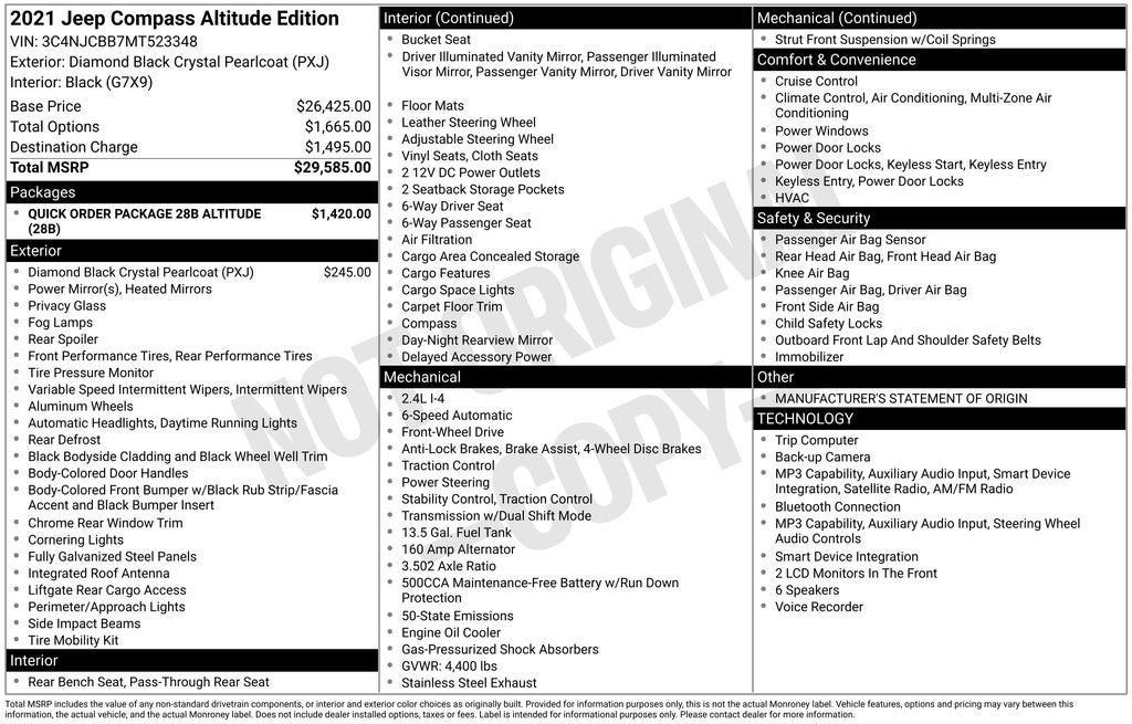2021 Jeep Compass Latitude
