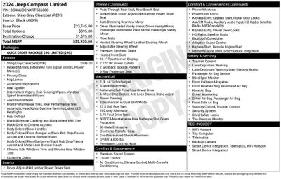2024 Jeep Compass Limited 4x4