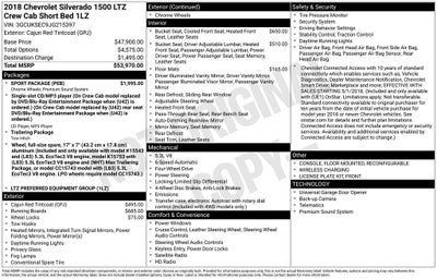 2018 Chevrolet Silverado 1500 1LZ