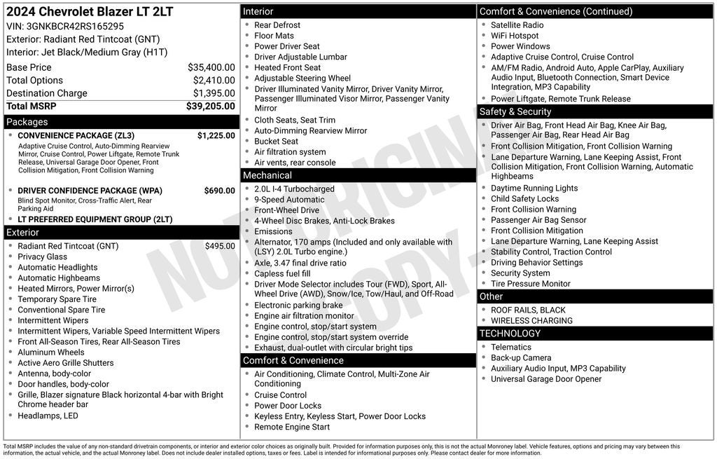 2024 Chevrolet Blazer FWD 2LT