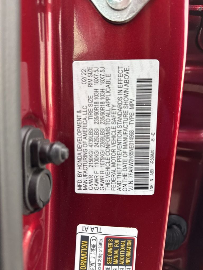 2022 Honda CR-V AWD EX-L