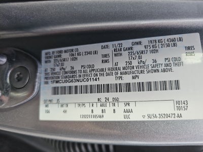 2022 Ford Escape SE