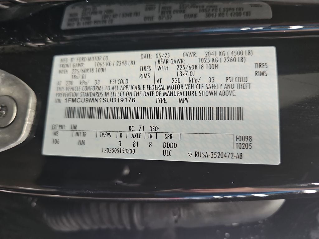 2025 Ford Escape ST-Line