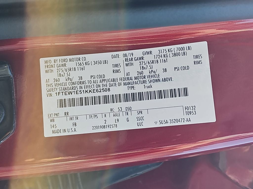 2019 Ford F-150 XLT