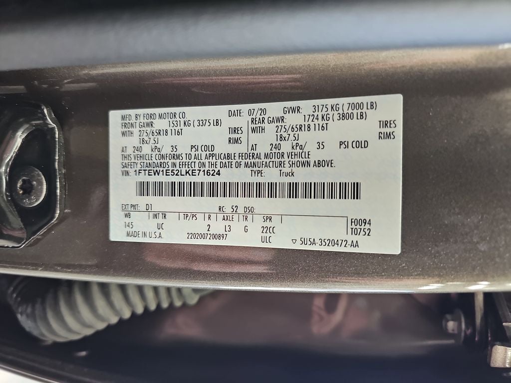 2020 Ford F-150 XLT