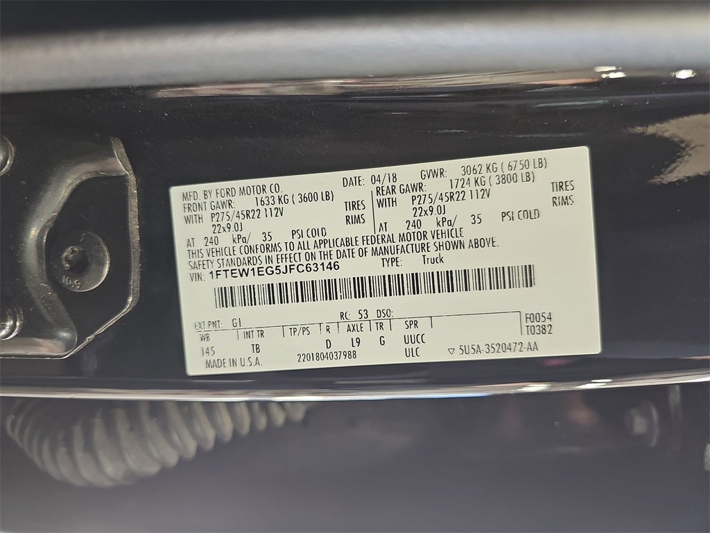 2018 Ford F-150 Limited