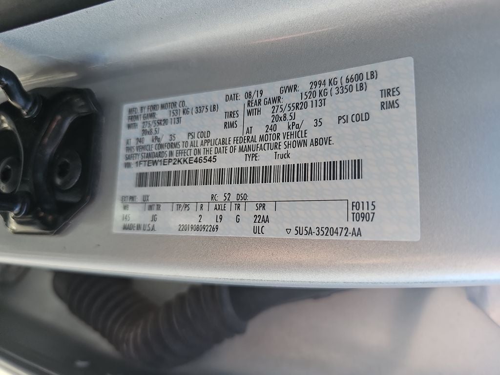 2019 Ford F-150 XL