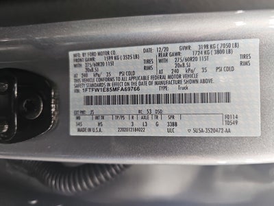 2021 Ford F-150 Lariat