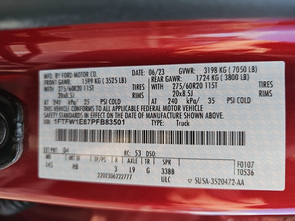 2023 Ford F-150 Lariat