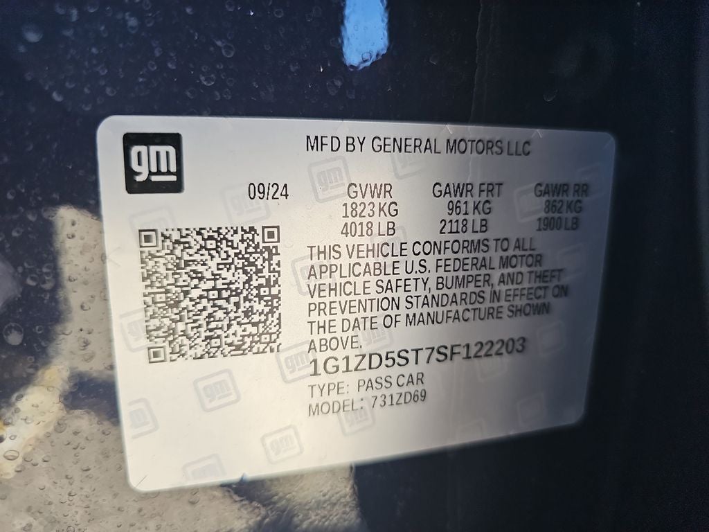 2025 Chevrolet Malibu LT 1LT