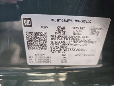 2025 Chevrolet Silverado 2500HD LT