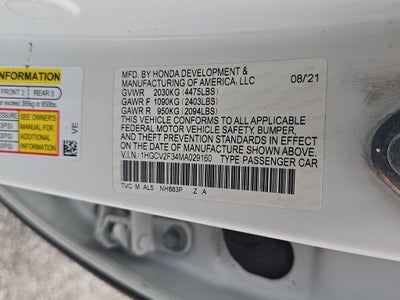 2021 Honda Accord Sport 2.0T