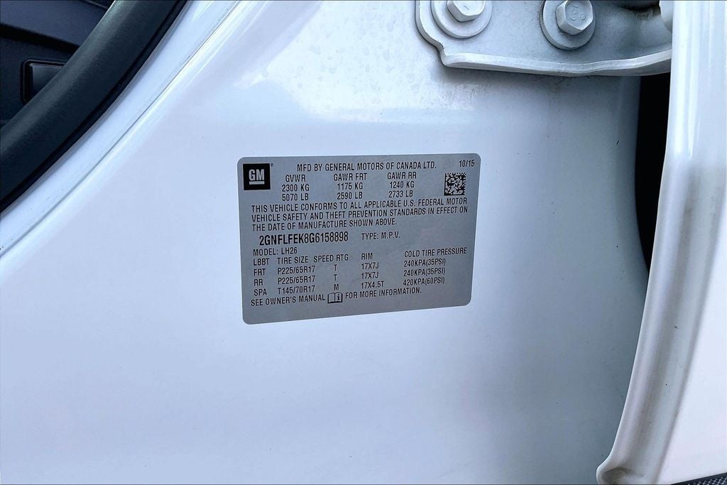 2016 Chevrolet Equinox LT