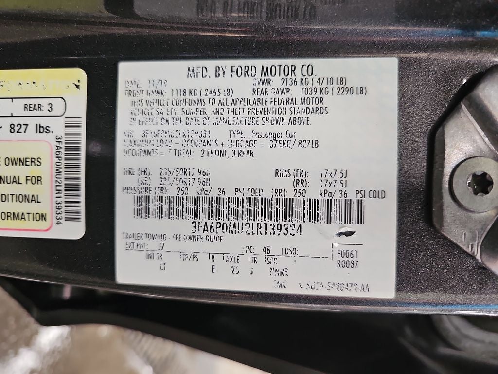 2020 Ford Fusion Hybrid SEL