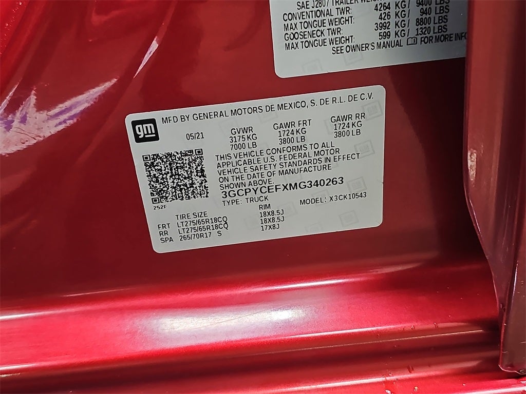 2021 Chevrolet Silverado 1500 Custom Trail Boss