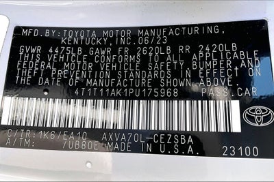 2023 Toyota Camry SE