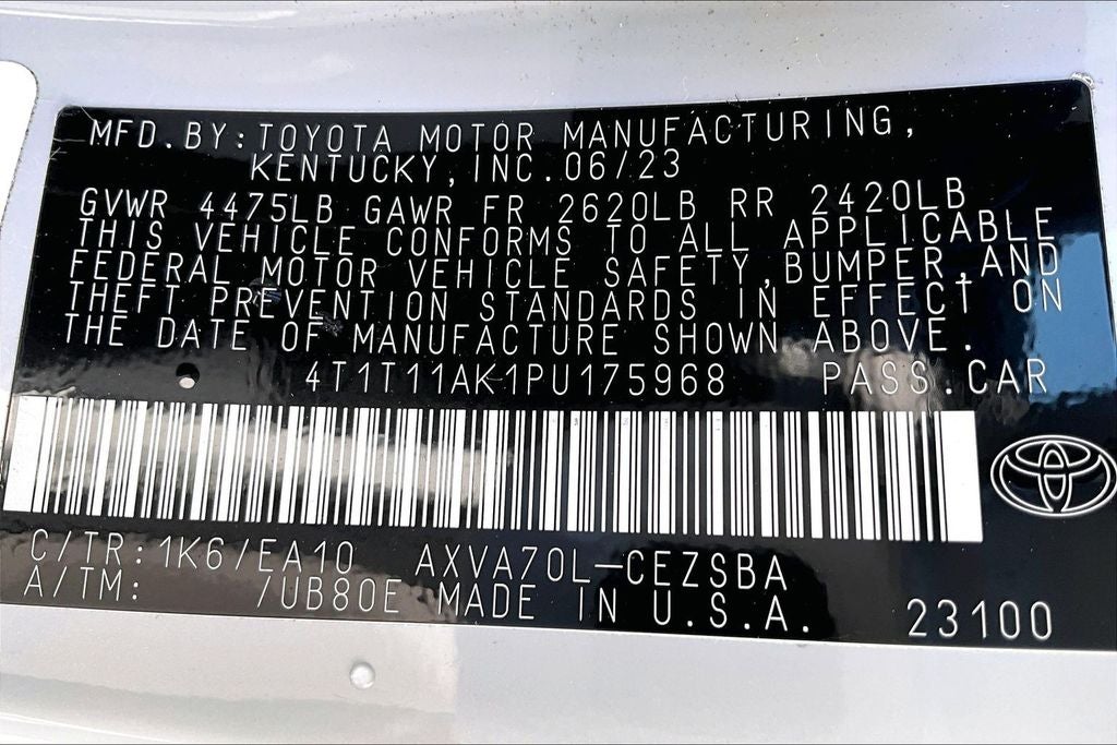 2023 Toyota Camry SE