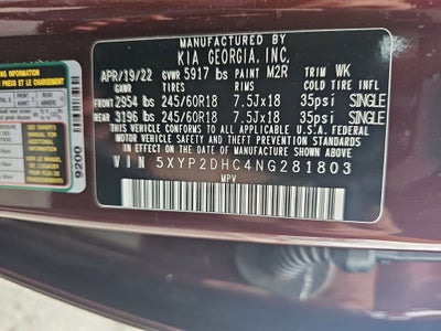 2022 Kia Telluride LX