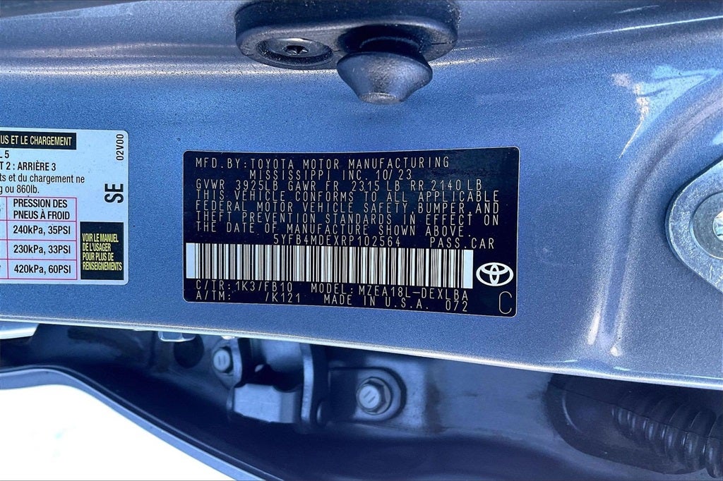 2024 Toyota Corolla LE