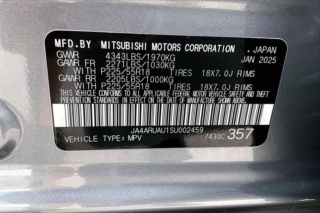 2025 Mitsubishi Outlander Sport 2.0 ES
